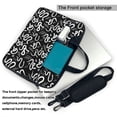 thumbnail image 2 of Lsque Hand Drawn Snake Pattern Laptop Bag – Portable & Slim Single-Shoulder Computer Case with Adjustable Strap, Protective, Lightweight for 13”/14”/15.6” Laptops, 2 of 8
