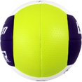thumbnail image 2 of Baden VCOR Composite Microfiber Volleyball (Official Size), Purple/Neon Green, White, 2 of 3