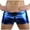 Blue, variant on Wyobmus Men's Faux Leather Briefs Slim Fit Shiny Underwear Shorts Steel Pipe Leather Underpants Black