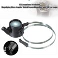 thumbnail image 3 of Eyepiece 15x Magnifying Glass Magnifying Lens With Magnifying Glass Jeweler Watch Repair Magnifying Glass With Led Eye Magnifying Glass (1 Piece, Blac, 3 of 5