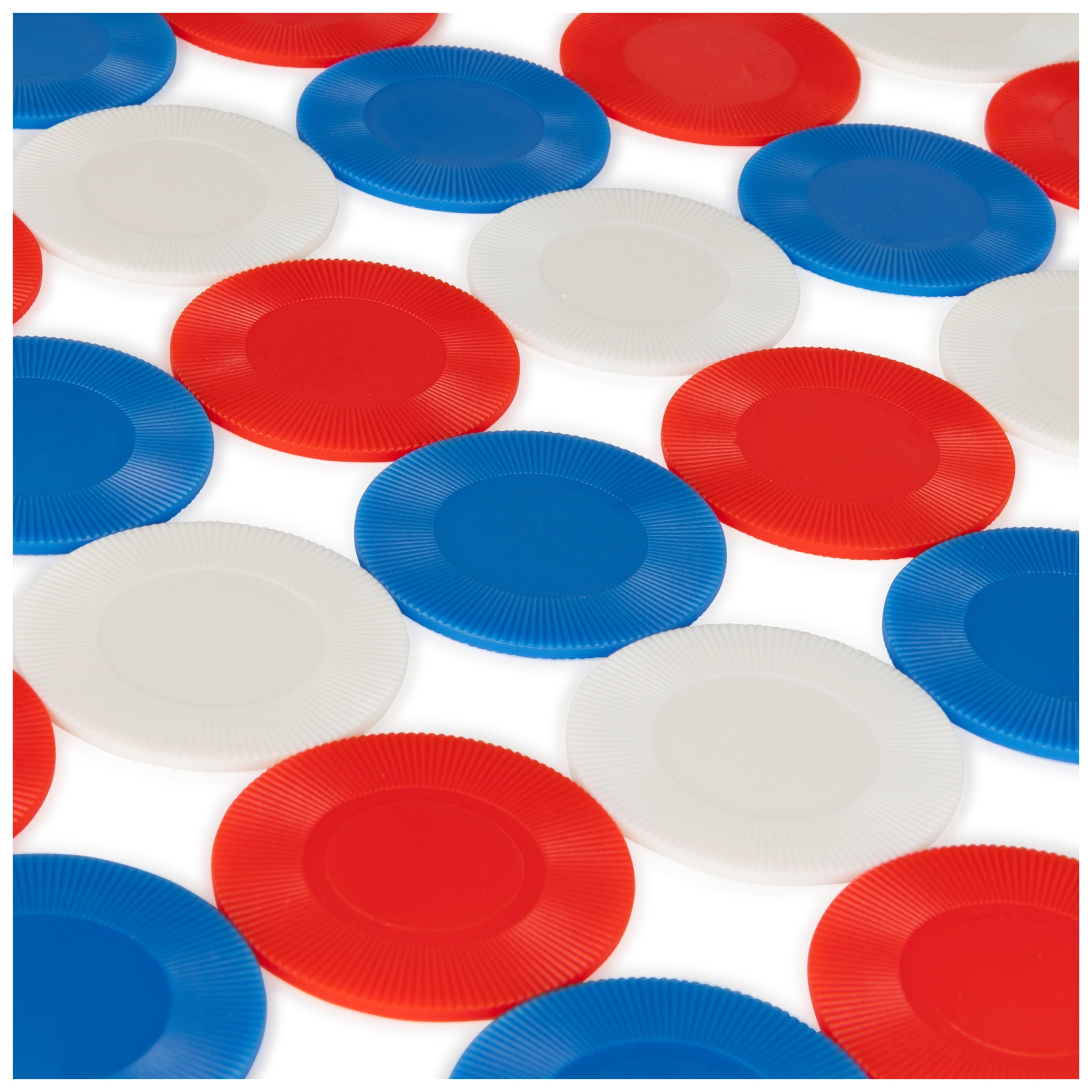 (2 pack) Spin Master Games, Plastic Poker Chips Set for Ages 8 and up (100 Piece Count)