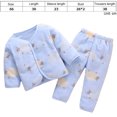 thumbnail image 2 of Ropa de bebé, ropa de otoño para bebé, pijamas cálidos de dos piezas de lana coralina, 2 of 5