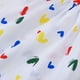 thumbnail image 5 of Vestido lencero con estampado de arcoíris y corazones dulces sin mangas para niñas pequeñas, 5 of 8
