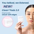 thumbnail image 2 of Almohadillas faciales CLEAN SKIN CLUB Clean² Pads 2.0 de algodón orgánico, paquete de 2, 2 of 5