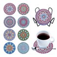 thumbnail image 1 of Juego de posavasos artísticos Cgtredaw 8 Uds Mandala, 1 of 8