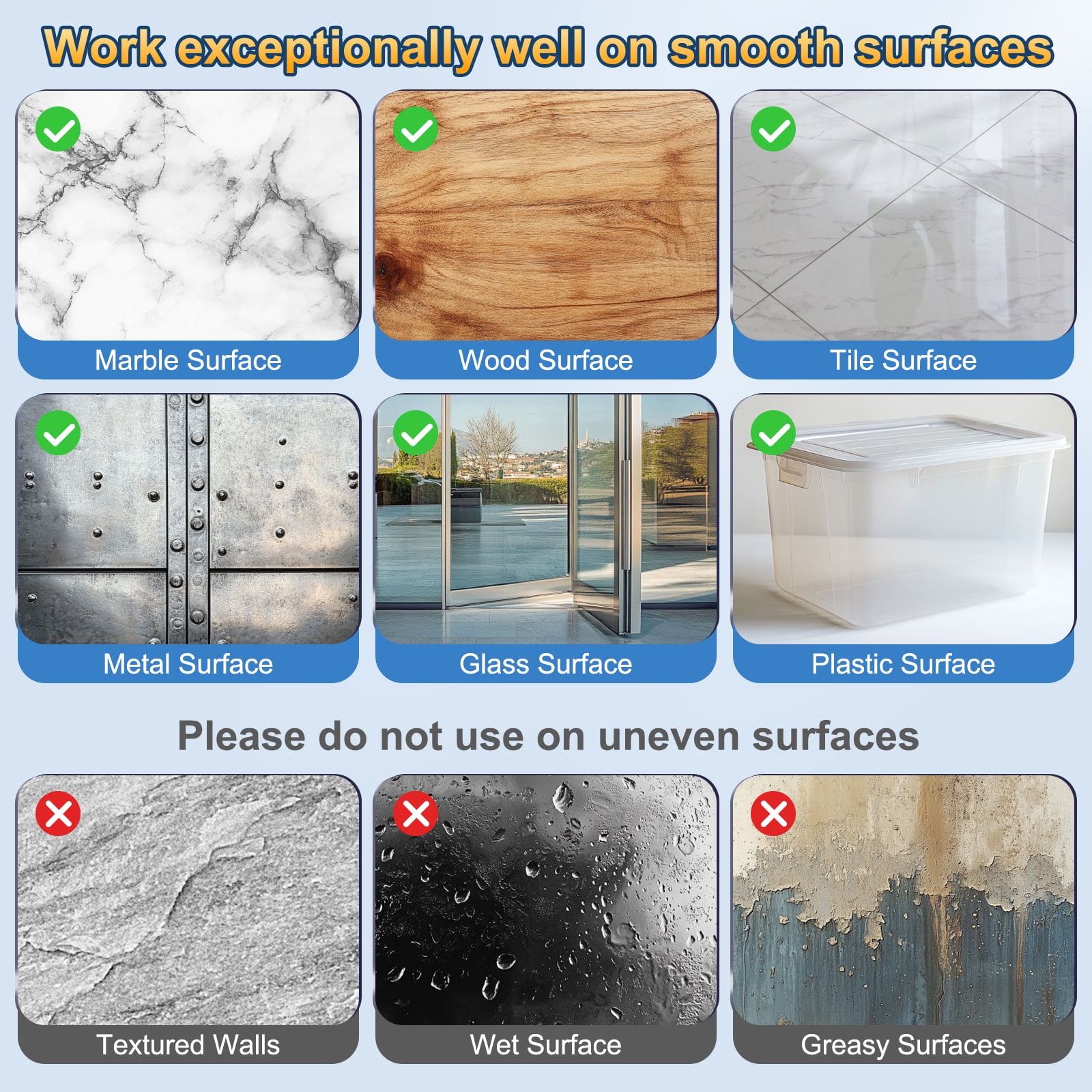 Uxcell Clear Double Sided Adhesive Pads, 2.36'' x 2.36'' Square Pre-Cut Mounting Tape Waterproof Removable Strong Sticky Gel Tape for Walls Hanging, 150 Pcs