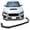 Gloss Black, variant on Ikon Motorsports Carbon Fiber Front Bumper Lip Fits 2015-2021 Subaru WRX & WRX STI, CS Style Front Lower Spoiler Air Dam Chin Splitter 3PCS