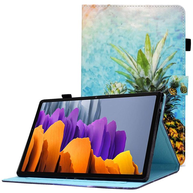 KAIYANG Compatible con Samsung S8 X700/X706 S7 T870/T875 C1 Reloj plano antiguo pintado cosido estilo N Samsung Galaxy Tab S8 Multicolor