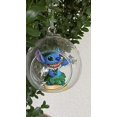 thumbnail image 6 of ASDF Disney Tots Tiny Ones Lilo & Stitch Hawaiian Stitch Custom PVC Figure in Globe 4" Holiday Christmas Tree Ornament 2pcs Detachable, 6 of 6