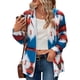 thumbnail image 4 of Women Casual Coat Drawstring Women Casual Jacket Fashionable Hooded Pocket Geometric Patterns Stylish For Office ANGGREK Ropa, 4 of 6