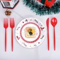thumbnail image 4 of Luoshdecor 10Pcs Christmas Paper Plates,9" Disposable Berries Snowflakes Dessert Plates Merry Christmas Party Decoration for Guests Party Supplies, 4 of 6