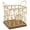 Gold-Square, variant on Coffee Pod Holder, Large Capacity Coffee Pod Storage Basket, Round Iron Coffee Pod Basket Holder, Coffee Station Pod Organizer for Home Office Cafes
