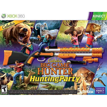 Cabelas Big Game Hunter Hunting Party with Gun - Xbox (Best Gun Games For Xbox 360)