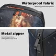 thumbnail image 4 of Christmas Hard Drive Bag Travel Organizer Phone Charger Organizer Small Electronics Travel Organizer Waterproof Oxford Fabric 5.9x9.44x3.14 in, 4 of 6