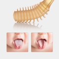 thumbnail image 4 of Cepillo revestimiento de lengua de 2 piezas Limpiador de lengua Silicona suave Línea de de seguridad Protable para limpieza bucal Macarena Limpiador de lengua, 4 of 8