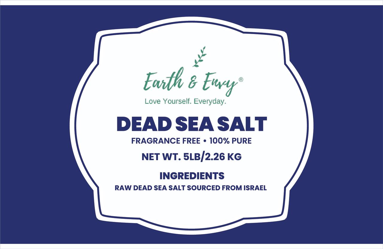 Dead Sea Salt Fine Grain 100% Natural & Pure (5lb/2.26 kg) Resealable Container by Earth & Envy® - image 4 of 6