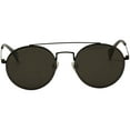 thumbnail image 2 of Tommy Hilfiger Women's TH1455S TH/1455/S 006NR Shiny Black Round Sunglasses 53mm, 2 of 5
