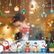 thumbnail image 4 of Etiqueta engomada impermeable de la pared de la ventana de cristal de la ventana Etiqueta de la ventana de Navidad, 4 of 5