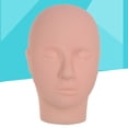 thumbnail image 3 of Mannequin Head Silicon with Female Face Model Display Stand Model for Grafting Eyelashes Training Practice, 3 of 4