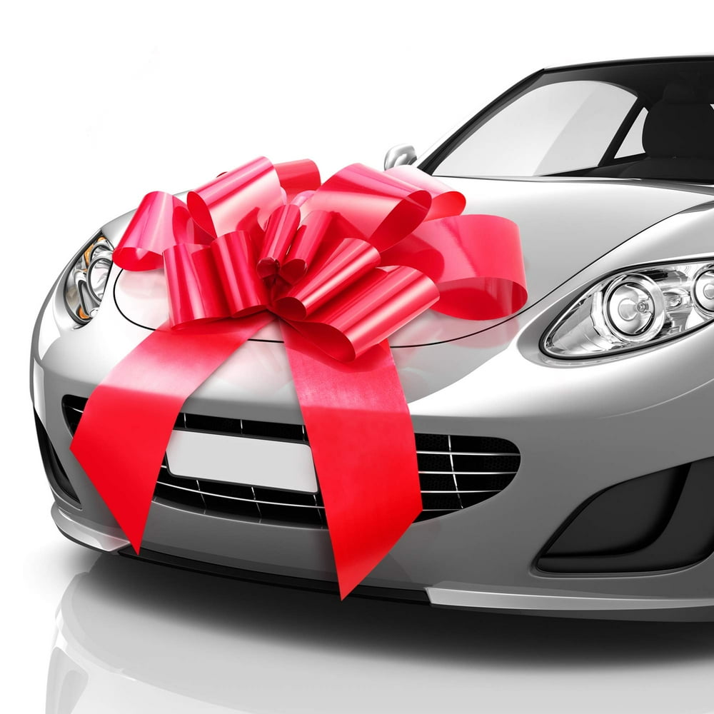 MIFFLIN 23inch Giant Red ButterflyShaped Car Gift Bow (US Company