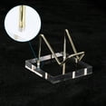 thumbnail image 4 of Uxcell 2" x 2" x 1.5" Acrylic Display Stands, Display Easel Holder Metal Arm Style 1, Clear, 4 of 6