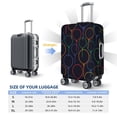 thumbnail image 6 of Kdxio Colorful Balloons Pattern Luggage Cover for Travel,Elastic and Durable,Fits 18-32 Inch,Anti-Scratch Suitcase Protector, 6 of 9