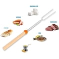 thumbnail image 3 of Palitos para asar malvaviscos, 8 Uds., brochetas de barbacoa de Metal extensibles de 32 pulgadas de largo para juego de parrilla, tenedores telescópicos para barbacoa, 3 of 5