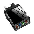 thumbnail image 1 of Phone Charger,4-Port Wall with Intelligent Temperature Control,Control and Multi Protection System for All Phones, Fast Charging,4-Port Quick Charge 3.0 Hub, 1 of 8