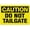 Warning Sign 3, variant on Caution Do Not Lean On Rail Sign 8"x12", Aluminum Tin Warning Signs for Home Outdoor Garden, High Visibility Safety Sign for Balcony