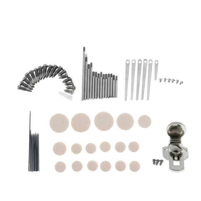 1 Set Herramientas de Reparación para Accesorios para Producción Musical Electrónica Aprendiziaje 9 clases Hugo Piezas de reparación de clarinete