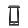 thumbnail image 2 of Bowery Hill Traditional Cherry and Ebony Solid Wood Live Edge Stool, 2 of 6