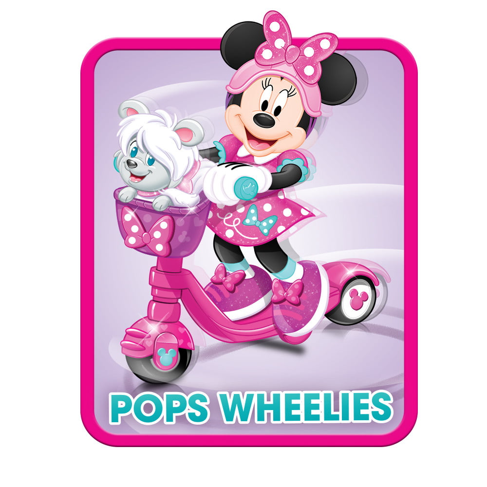 Disney Junior Minnie Mouse Sing and Spin Scooter Snowpuff in Basket Ages 3 for sale online