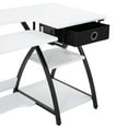 thumbnail image 6 of Adjustable Computer Table W/Shelves Storage Cabinet Sewing Craft Table Home Furniture, 6 of 14