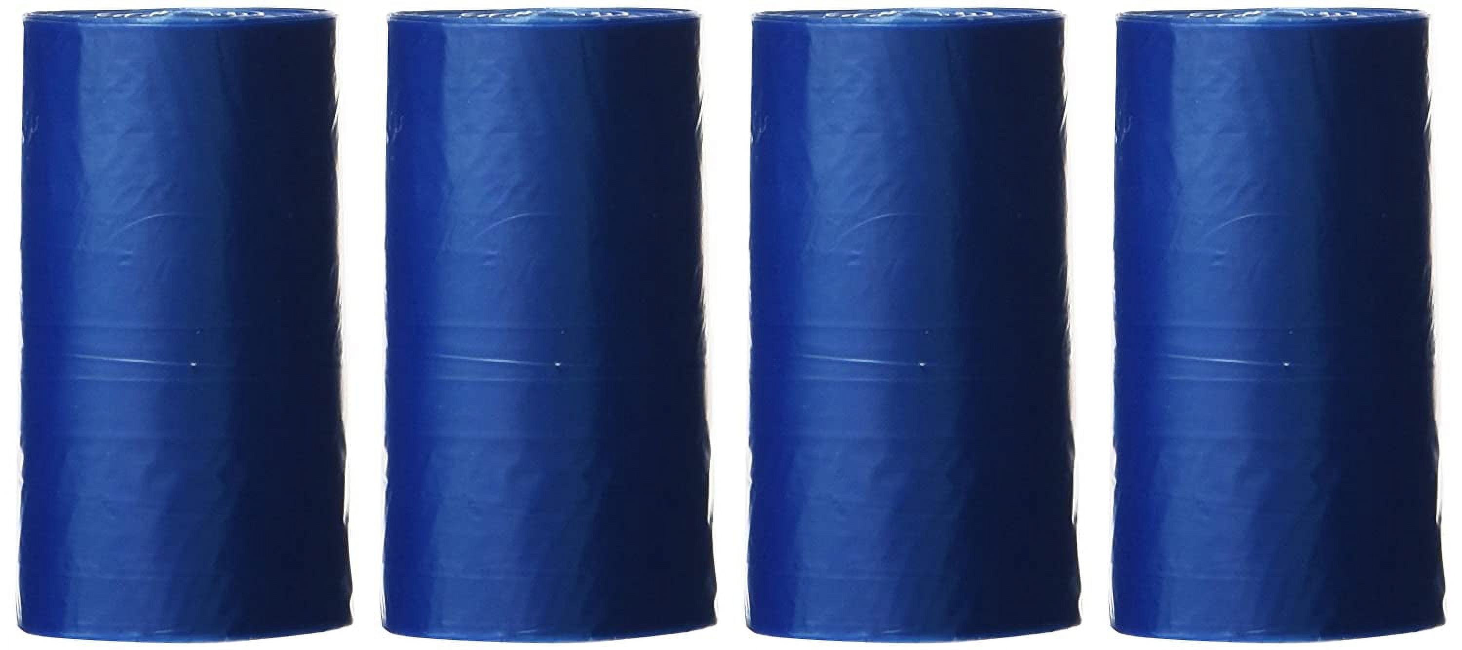 J.L. Childress Tie N' Toss Wast Bags - 60 Disposable Refill Trash Bags for Baby Diapers, Dog Poop, Lightly Scented - Blue