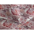 thumbnail image 3 of Ambesonne Peony Quilted Bedspread Set 3 Pcs, Exotics Flowers Boho Print, King, Dried Rose and Dark Coral, 3 of 4