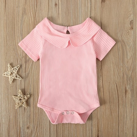 

Gubotare Baby Bodysuit Sets Baby Bodysuit Sets Baby Girl Boy Sweatshirt Romper Crewneck Oversized Long Sleeve Floral One Piece Outfits Fall Winter Clothes Pink 0-6 Months
