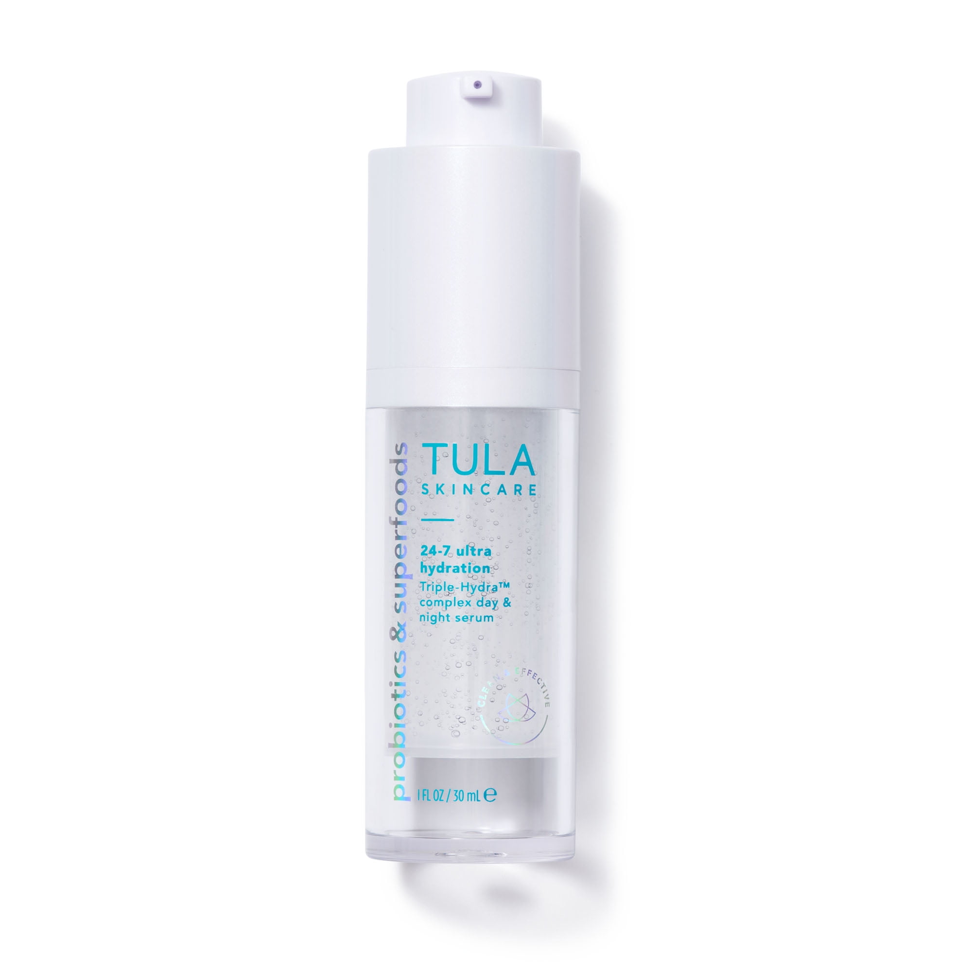 TULA Skin Care 24-7 Ultra Hydration Triple-HydraTM Complex Day & Night Serum, 1 fl oz