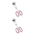 thumbnail image 1 of Injueey Clip de albóndigas rellenas de acero inoxidable avanzado para cocinar fácil y conveniente fabricante de albóndigas antiadherente circulo rojo S 2piezas, 1 of 6