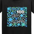 thumbnail image 4 of Inktastic 100 Days of School Stars in Blue Youth T-Shirt, 4 of 5