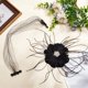 thumbnail image 4 of Tocado con velo para mujer, tocados con plumas, pinza para el cabello, velo, tocados para mujer, accesorios para el cabello, tocados para fiestas, bodas y novias, 4 of 9