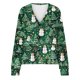 thumbnail image 5 of Puntoco Chaqueta Informal Con Botones Y Estampado Navideño Para Mujer, 5 of 5