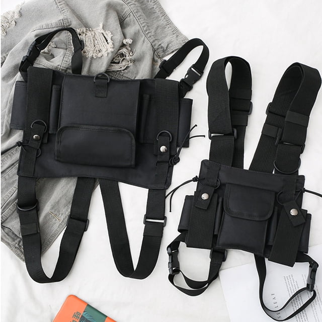 Bolsa para el pecho, mochila para el pecho, bolsa para el pecho de tela Oxford, bolsa para chaleco, tecnología innovadora