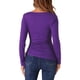 thumbnail image 3 of INSPIRE CHIC Blusa de Cuello Redondo para Mujer con Botones, Estiramiento, Fruncido y Cuerda, 3 of 5