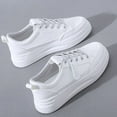 thumbnail image 4 of Casual Shoes for Women Shoes Fashion On Platform Sneakers Comfortable Lace Up Flat Shoes For Walking Running Daily Wear, 4 of 7