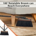 thumbnail image 7 of JEHONN 54 inches Long Handle Broom and Dustpan Set for Home (Black Orange), 7 of 7