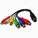 thumbnail image 1 of 10 Pin S-Video to Female RGB 6 RCA 10 Pin Din S-Video Male Component Cable 30cm for PC HDTV RGB Component Cable 30cm, 1 of 5