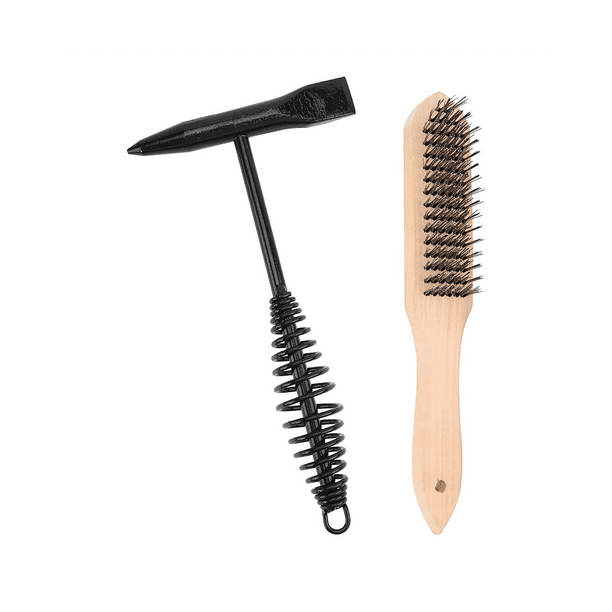 Winyuyby Welding Chipping Hammer with Coil Handle,11 Inch Welding Steel