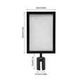 thumbnail image 5 of Set of 4 Double-Sided Sign Holders - Durable Iron Display Stands for A4 Posters, Ideal for Events and Retail Spaces, 5 of 8