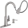 thumbnail image 2 of Grifo de Cocina Edwyn Spot Resist Moen con Cabezal Extraíble 1 Manija Acero Inoxidable Moen 87028SRS, 2 of 2