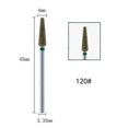 thumbnail image 4 of Emery Nail Drill Professional Conical Flat Tip Nail Drill Bits for Manicure Pedicure 2.35mm Hole Nail File Machine, 4 of 4